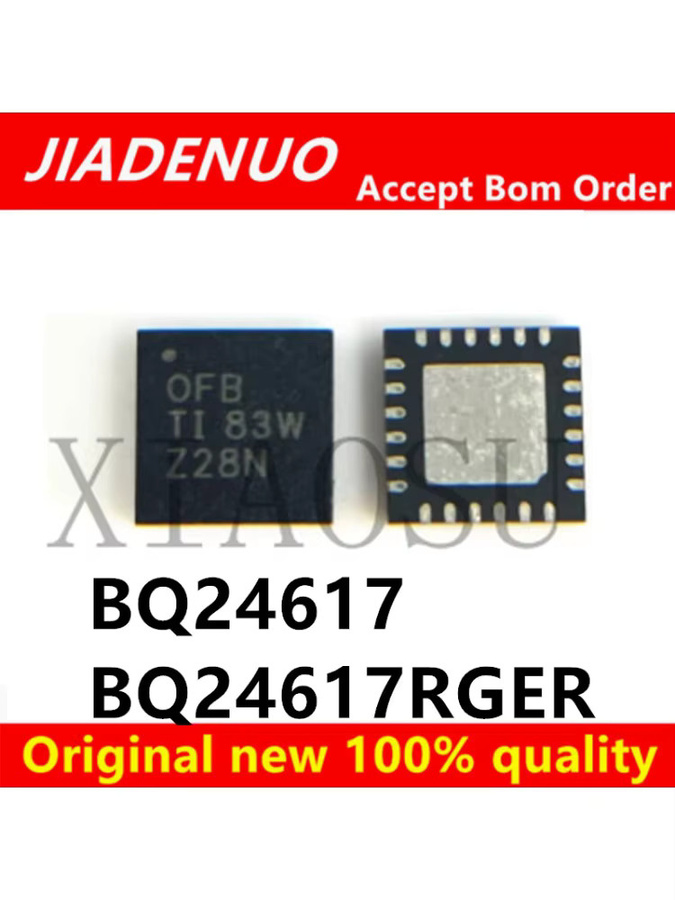 JIADENUO BQ24617 BQ24617RGER OFB QFN-24 Chip in Schwarz (5-10 Stück) - Bild 2