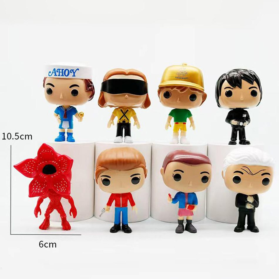 Fashnics Anime Strangers Jane Ives Will Byers Mike Wheeler Actionfigur Vinyl-Ornament - Bild 1