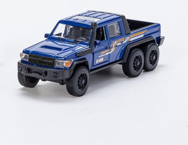 Linyi toy car Legierungs-Pickup-Modell, Geländewagen-Ornament, Rückstoß-Auto-Modell, ab 6 Jahren - Bild 1