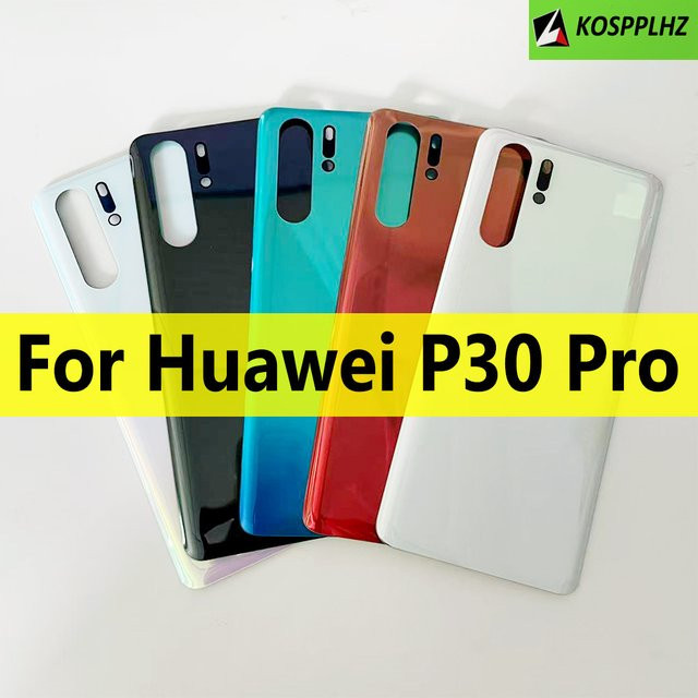 Huawei P30 Pro Ersatz-Rückglas in Blau als Batterieabdeckung und Rückseite - Bild 1