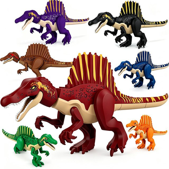 BXA Jurassic Dinosaurier-Welt Spinosaurus-Modell, Bausteine-Set, ab 14 Jahre - Bild 1