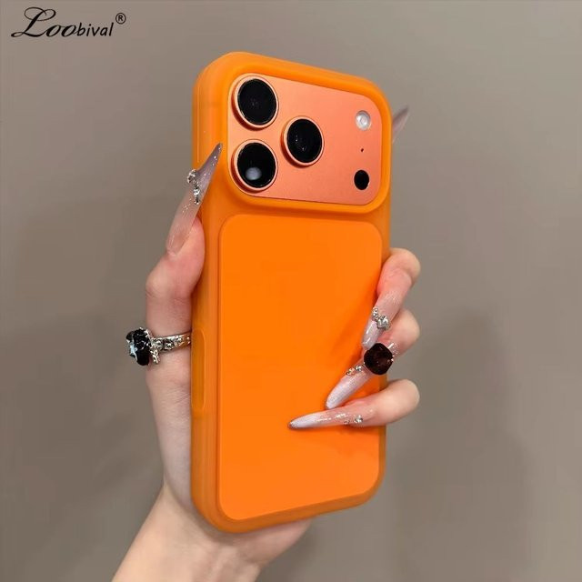 Loobival Matte Jelly Candy Color Schutzhülle für iPhone 17, 16, 15 Pro Max und 17 Pro, Blau, Ultradünn und Stoßfest mit Kamera-Steuerungstaste - Bild 1
