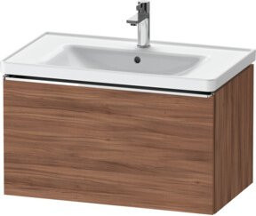 Duravit Waschtischunterschrank D-Neo wandhängend in Braun, B: 78,4 cm, T: 45,2 cm, H: 44,0 cm - Bild 1