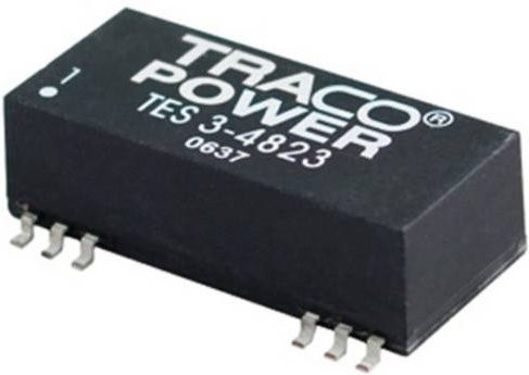 TracoPower TES 3-4810 DC/DC-Wandler SMD 48 V/DC auf 3.3 V/DC 700mA 3W Schwarz - Bild 1
