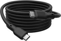 Digitus USB-C auf USB-C Kabel USB 3.2 Gen 2 Silikon Schwarz 0,5 m - Bild 1