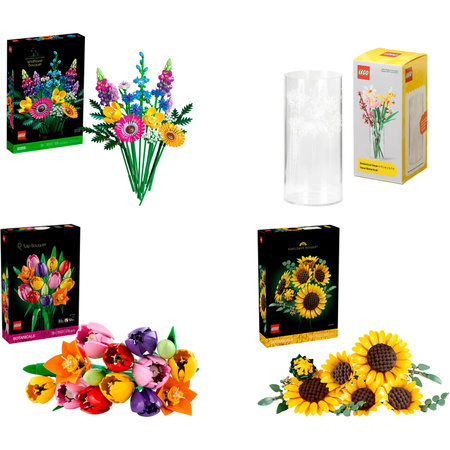LEGO Botanicals Sommerblumenstrauß Bundle, Konstruktionsspielzeug