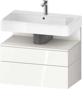 Duravit Waschtischunterschrank Qatego in Weiß, B/T/H: 79 x 47 x 59 cm - Bild 1