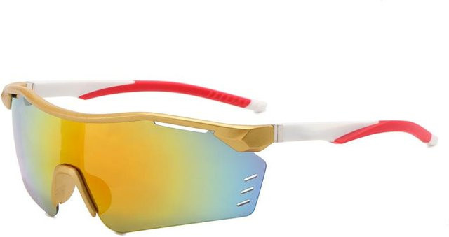 Binchi Outdoor Equipment Sonnenbrille, halbrund, multicolor, unisex, Kunststoff, wrap - Bild 1