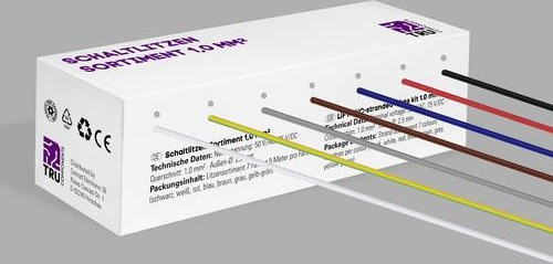 TRU COMPONENTS TC-12112368 Litze 1,0 mm² Set in verschiedenen Farben - Bild 1