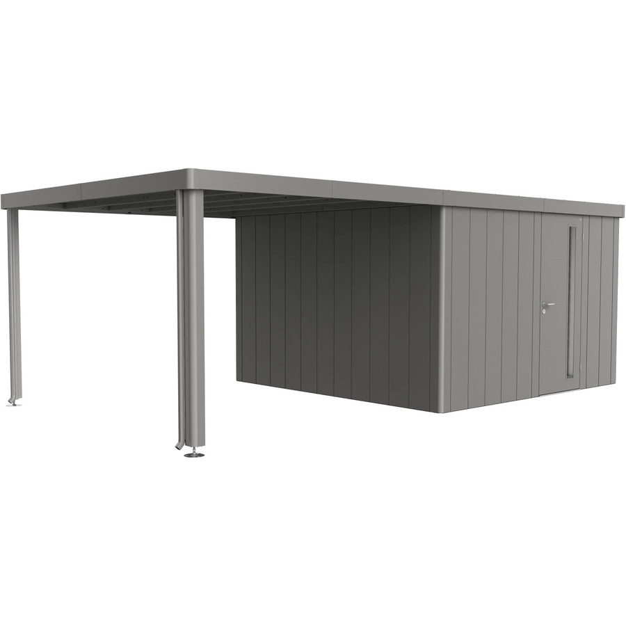 Biohort Seitendach Neo für Gerätehaus in Quarzgrau-Metallic, Breite: 300 cm - Bild 2