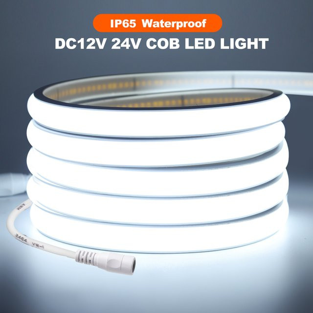 HEGEHE COB Neon LED Streifen Wasserdicht Flexibles LED Band Seil in Weiß - Bild 1