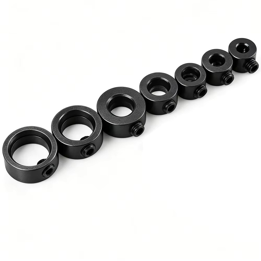 6 Stück Universal-Standard-Sperrkragen für T8 Gewindespindeln als Isoliersäule in Schwarz für 3D-Drucker und CNC-Maschinen - Bild 2