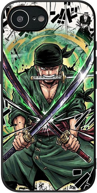 Handyhülle im One Piece Design mit Roronoa Zoro, Luffy und Nami für Samsung Galaxy S25 Ultra, S24, S23 FE Plus, A55, A16 5G in Multicolour - Bild 1