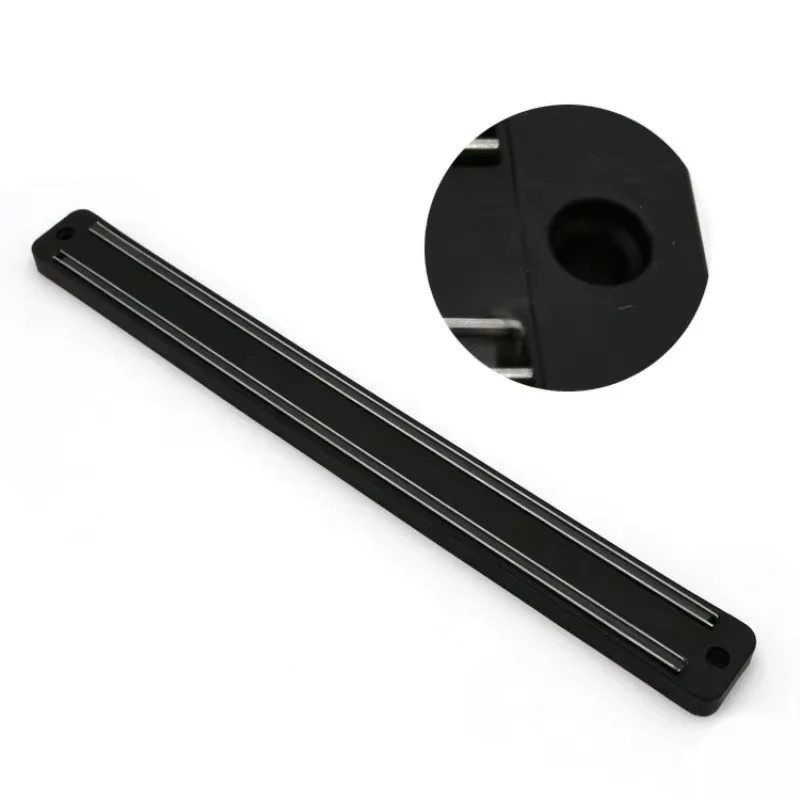RSCHEF Magnetische Messerleiste zur Wandmontage in Schwarz, Platzsparende Messerhalterung und Utensilienaufbewahrung für deine Küche - Bild 3