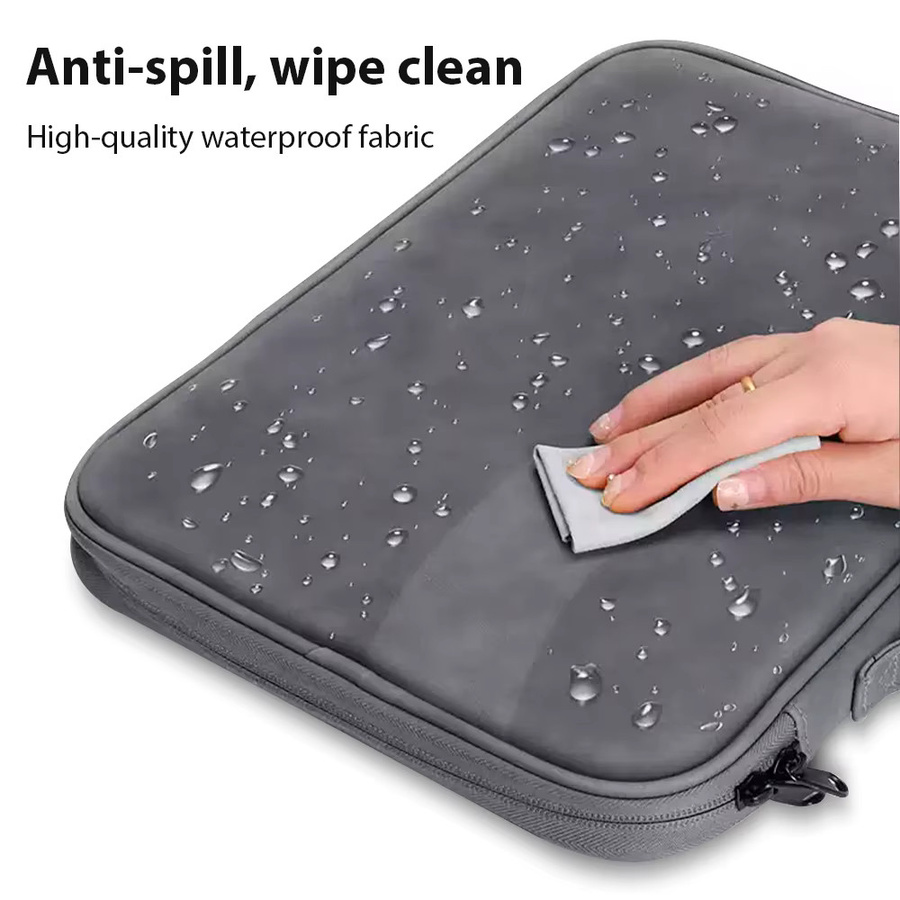Qukam Tablet-Hülle und Laptoptasche für 11–13 Zoll, gepolsterte Tragetasche in Schwarz, passend für iPad, MacBook, Xiaomi, ASUS, Huawei und Lenovo - Bild 2