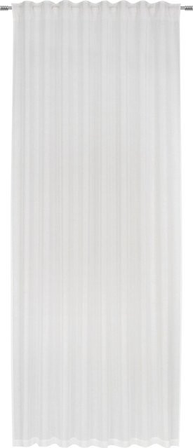 Mömax Fertigvorhang Elisa, Weiß, semi-transparent, B: 135 cm, H: 255 cm - Bild 1