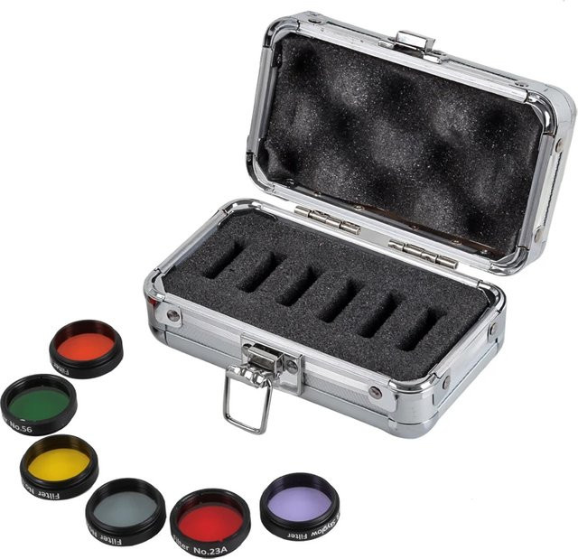 Celestron 6-teiliges Farb-Astrofilter-Set für Teleskope und Okularlinsen in Multicolor - Bild 1