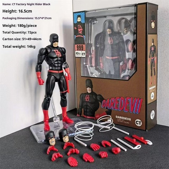 Mafex Daredevil Comic-Version, Actionfigur, Schwarz, ab 14 Jahren - Bild 1