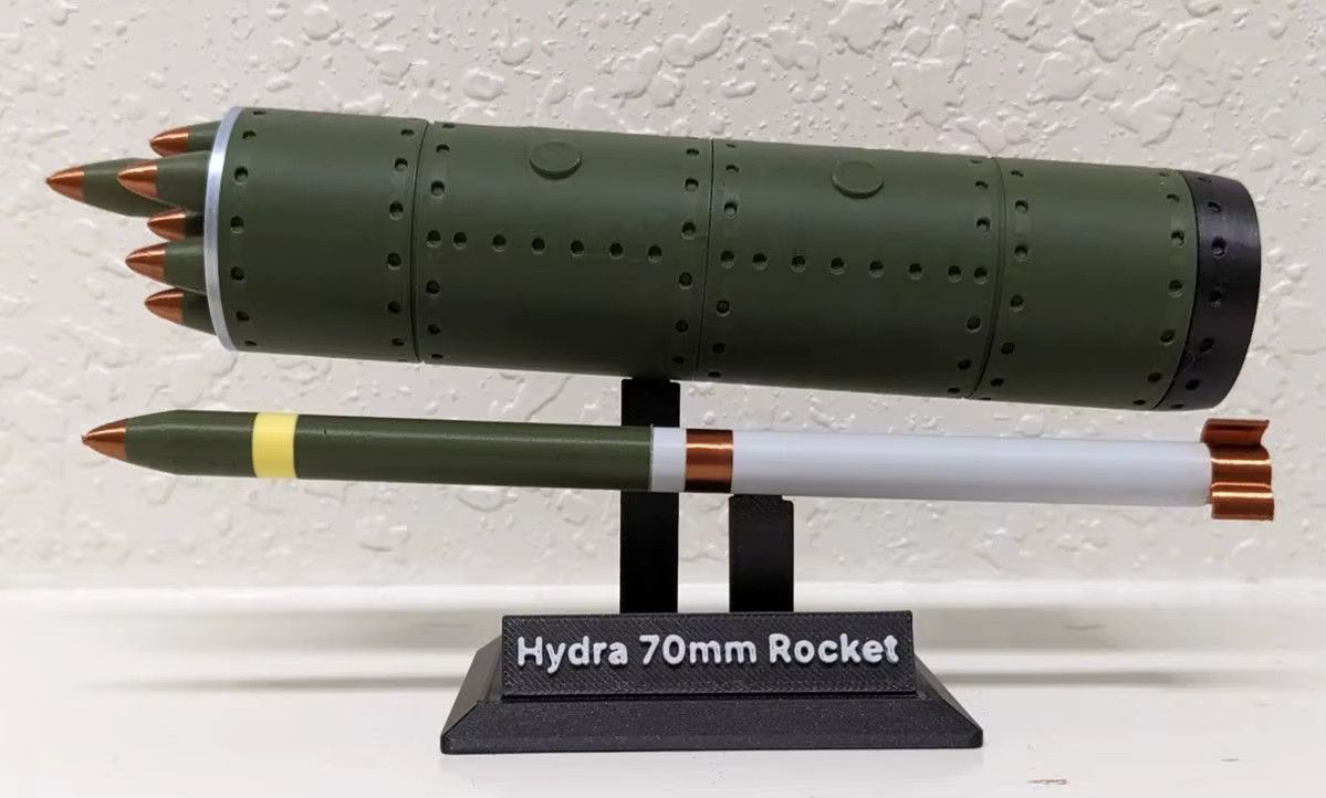 Heidela 3D-gedrucktes Heidela 70 mm Startmodell als DIY-Modell und Militär-Fan-Sammlung - Bild 3