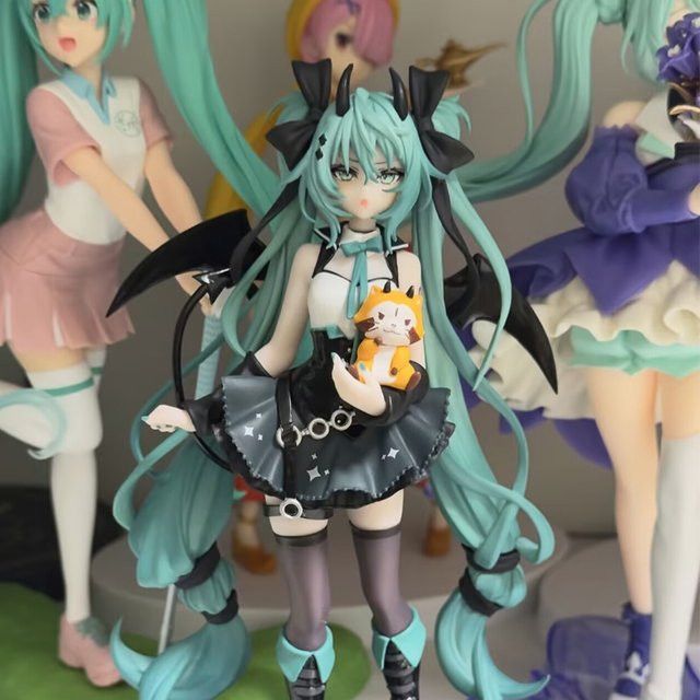 Bandai Anime-Figur Hatsune Miku Dark Angel Chuyin Modell aus PVC, Multicolor, Höhe: 19 cm - Bild 1