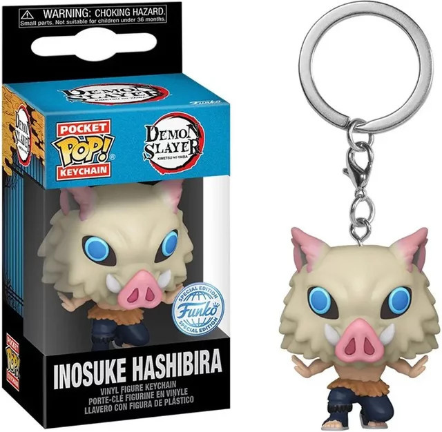 Funko Demon Slayer Inosuke Hashibira, Schlüsselanhänger, Actionfigur, ab 3 Jahren - Bild 1