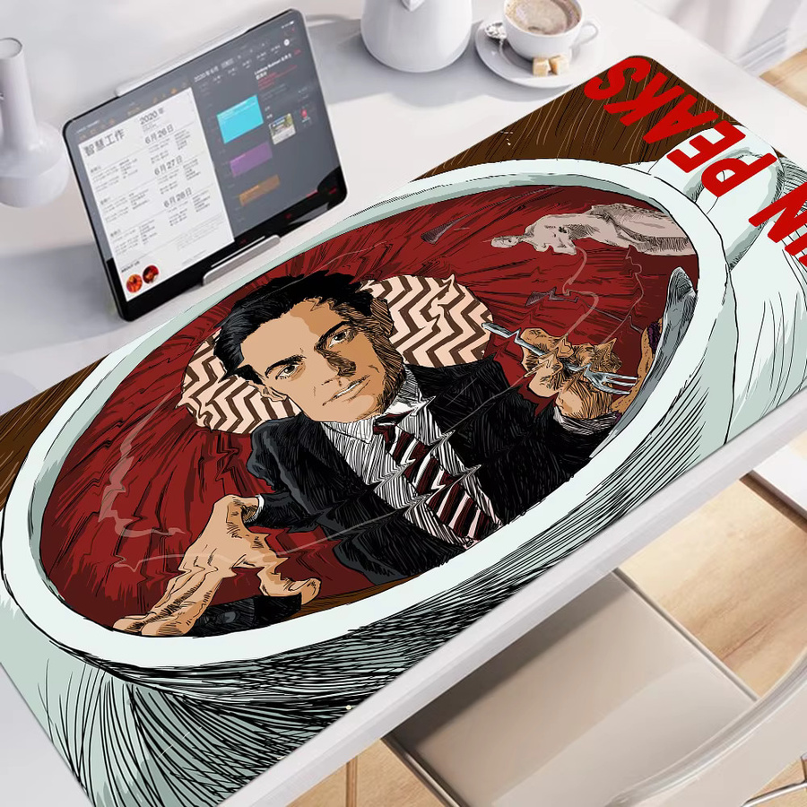 T-TWIN-PEAKS XXL Gaming Mauspad in Multicolour für Laptop und Notebook - Bild 3