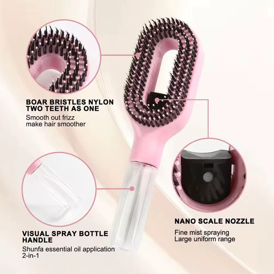 Shunfa Sprühkamm, Antistatischer Entwirrkamm, Unisex - Bild 4