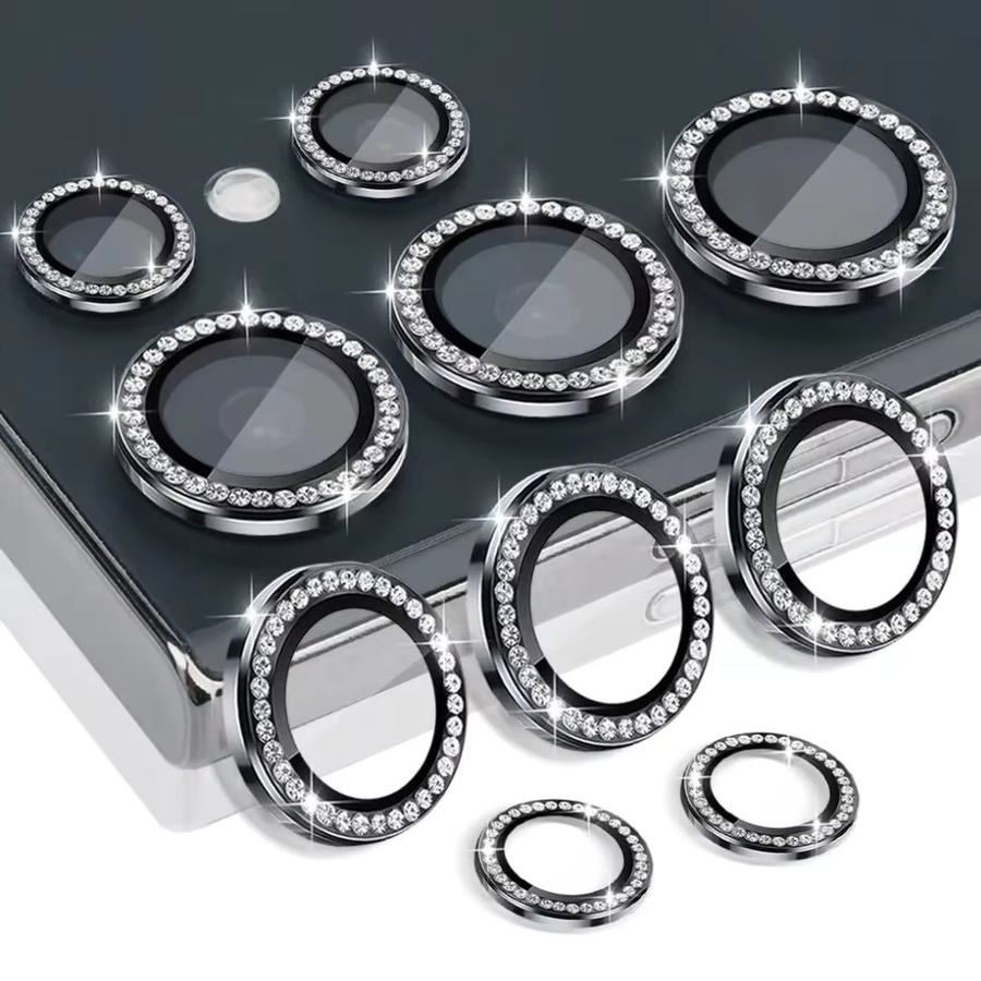 Bunter Metall-Kamerahülle Kameraschutz für Samsung S26 Ultra Kameraobjektivschutz in Schwarz und Multicolour - Bild 3