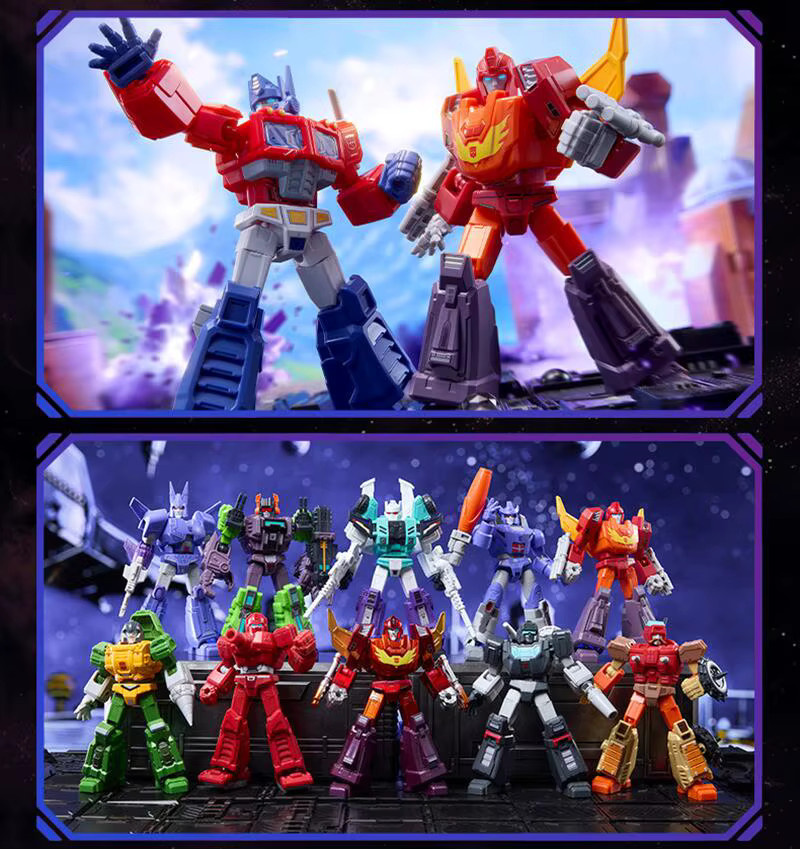 BLOKEES Transformers Optimus Prime Megatron Arcee Jetfire Unicron Shockwave Skywarp Sludge Metroplex, Actionfigur - Bild 3