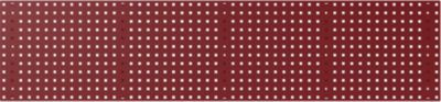 Bott Lochplatte Perfo XL aus Stahlblech, Farbe: Purpurrot, B/T/H: 198,1 x 1,3 x 45,7 cm, Lochgröße: 9,2 x 9,2 mm - Bild 1