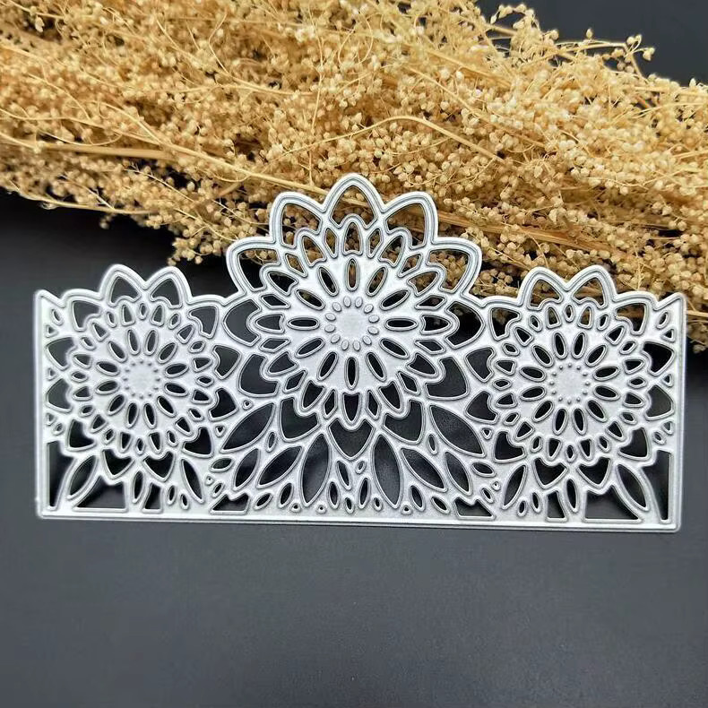 Metall Stanzschablone in Blumenform für Scrapbooking und Bastelarbeiten - Bild 4