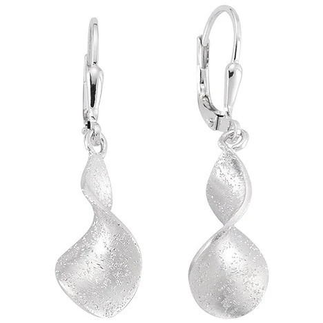 Colfem Ohrhänger 925 Silber, matt, Unisex - Bild 1