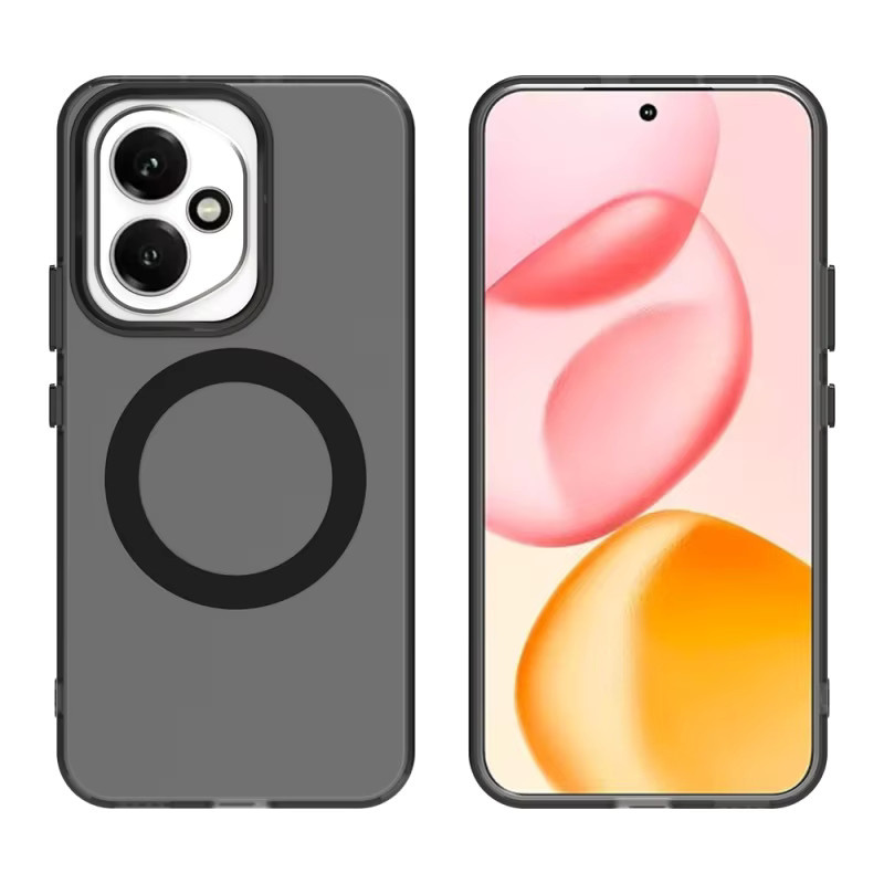 Stoßfeste Huawei Honor 400 Schutzhülle mit magnetischer kabelloser Ladefunktion in Transparent oder Schwarz - Bild 3