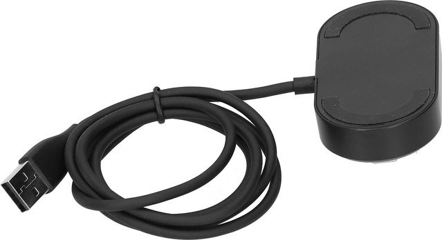 KONNWEI Ladestation für Fitbit Versa 3 und Sense Smartwatch mit USB-C Anschluss, Schwarz - Bild 1