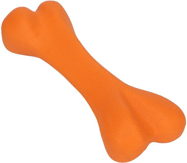 Honor Electronics Hundeknochen Spielzeug Gummi, orange - Bild 1