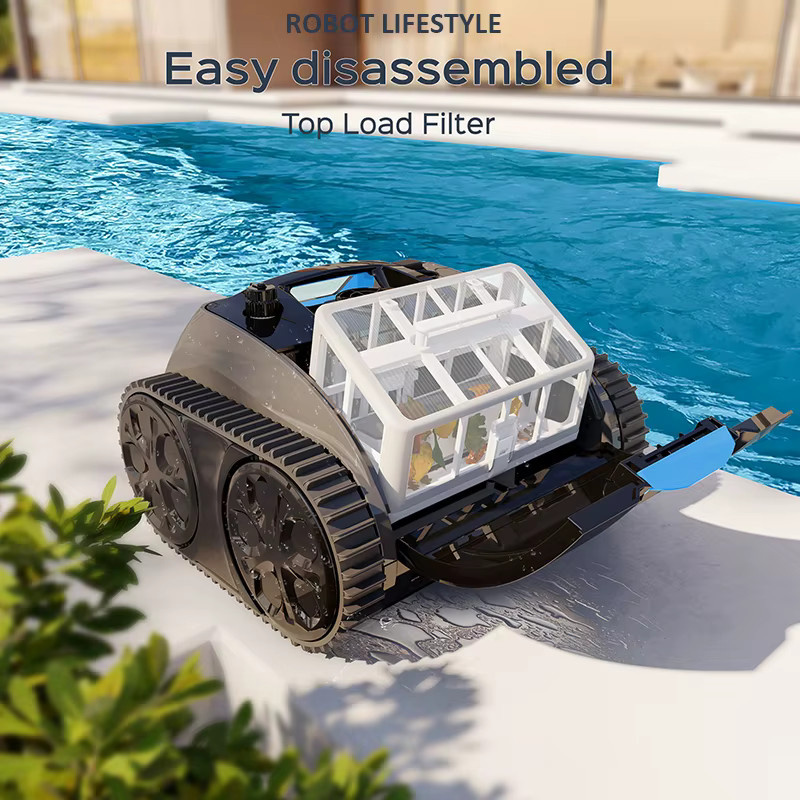 WYBOT C1PRO Kabelloser Roboter-Poolreiniger mit wiederaufladbarem Akku zur Reinigung von Wänden und Boden - Bild 3
