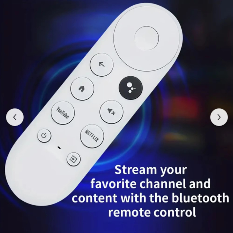 G9N9N Ersatz-Fernbedienung für Google Chromecast 4K TV mit Google Sprachsteuerung und Bluetooth, Farbe: Weiß - Bild 4