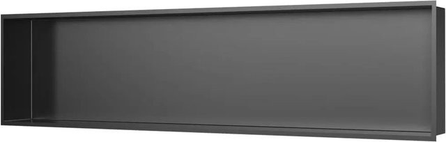 Swiss Aqua Technologies Duschnische Badnische Duschablage aus Edelstahl 304 in Gunmetal Gebrüstet B: 121 cm, H: 28 cm - Bild 1