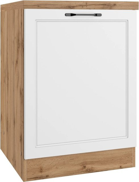 Held Küchen Unterschrank Kempten in Landhaus Optik, Farbe Weiß, Breite: 60 cm - Bild 1