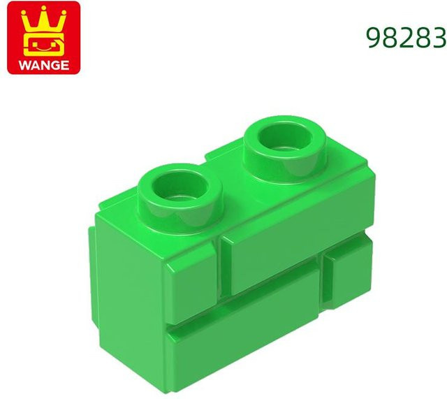 Yiran toy 98283 Wandsteine 1x2 Mauerwerksprofilsteine, 144-teiliges Set, ab 6 Jahren - Bild 1