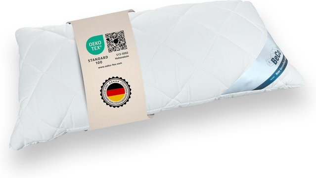BeCoVario Visco Nackenstützkissen ergonomisch und wendbar, Farbe: Weiß, B/T/H: 80 x 40 x 40 cm - Bild 1