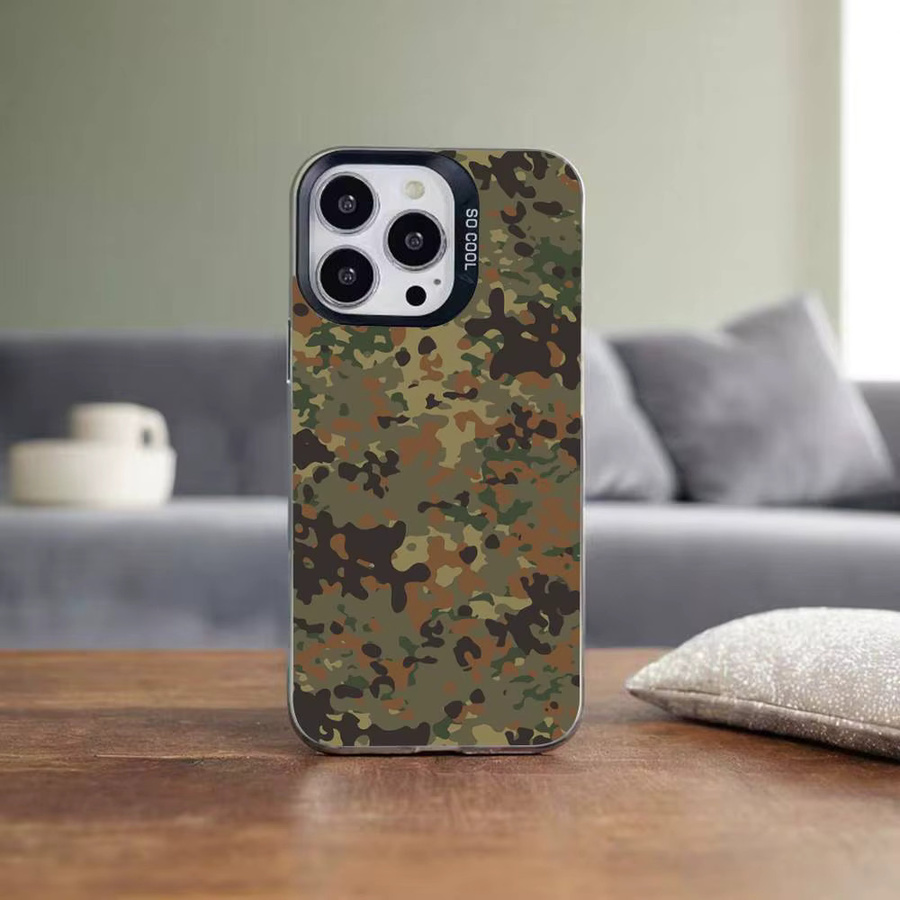 Rastar Handyhülle im Tarnmuster für iPhone 11 bis iPhone 17 Pro Max Plus in Multicolour, stoßfeste Schutzhülle - Bild 2