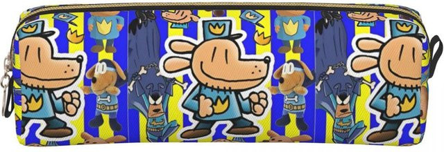 Dog Man Comic Federmäppchen von Fancy Style Studio, bunte Stiftebox für Schüler und Kinder - Bild 1