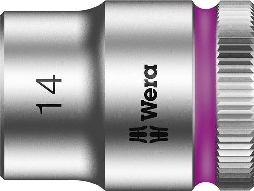 Wera Außen-Sechskant Steckschlüsseleinsatz 14 mm 3/8 in Silber - Bild 1