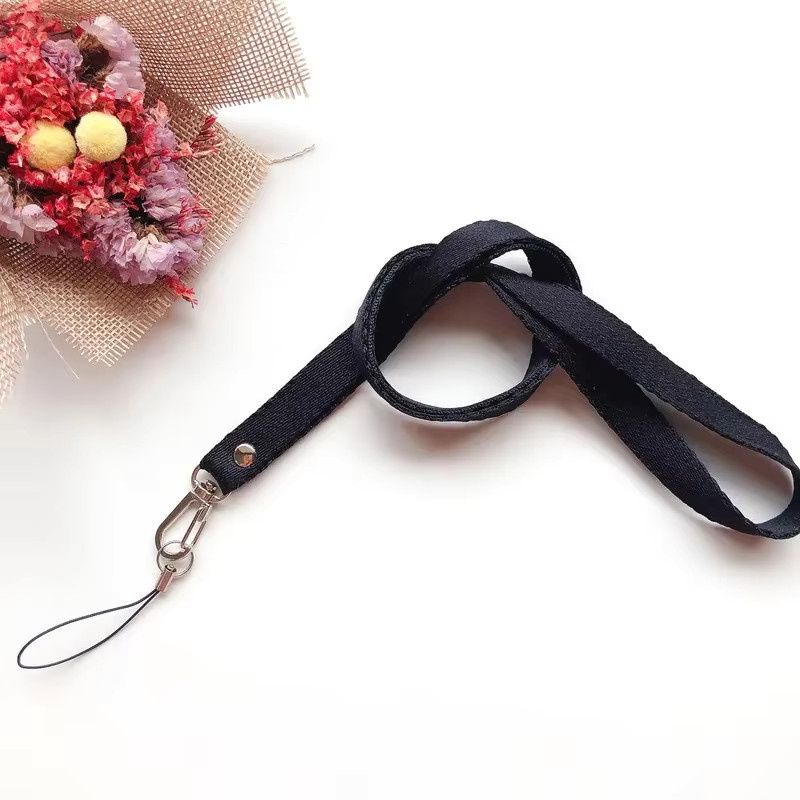 Einfarbiges Lanyard für ID-Tags, Arbeitskarten und Schlüssel in Grün oder Mehrfarbig - Bild 2