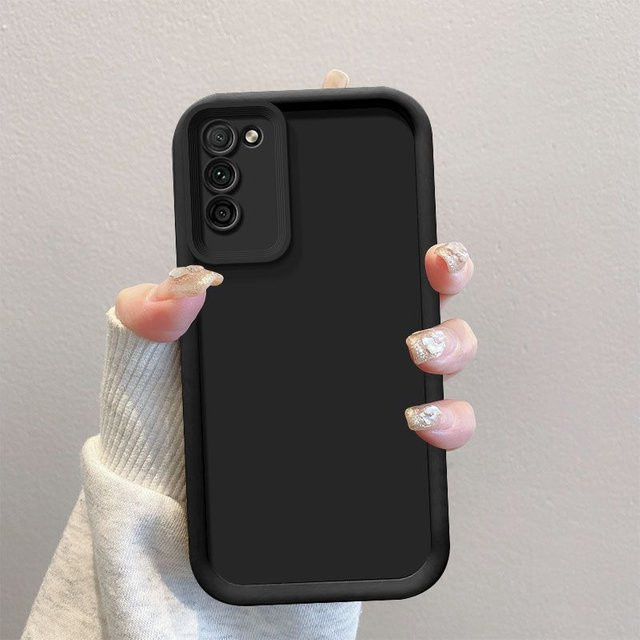 Stoßfeste Handyhülle für Samsung Galaxy A52 A52S A53 A33 A73 A23 A13 A32 A72 5G und 4G in Schwarz mit angenehmem Hautgefühl - Bild 1