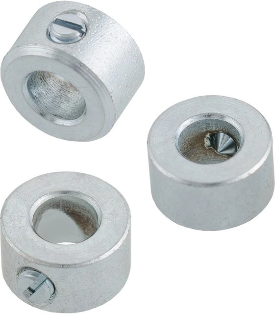 Suki Stellring mit Gewindestift, verzinkt, Silber - Bild 1