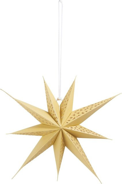 3D Papierstern Sirius von Othmar Decorations in Gold, Durchmesser: 45 cm - Bild 1