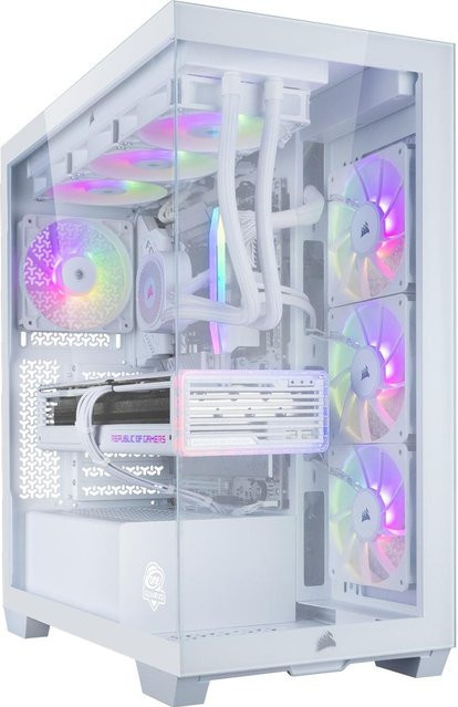ONE GAMING High End Gaming PC IR884 in Weiß mit RX 9070, Intel Core i7-14700KF, 32GB RAM, 2 TB NVMe SSD und Windows 11 - Bild 1