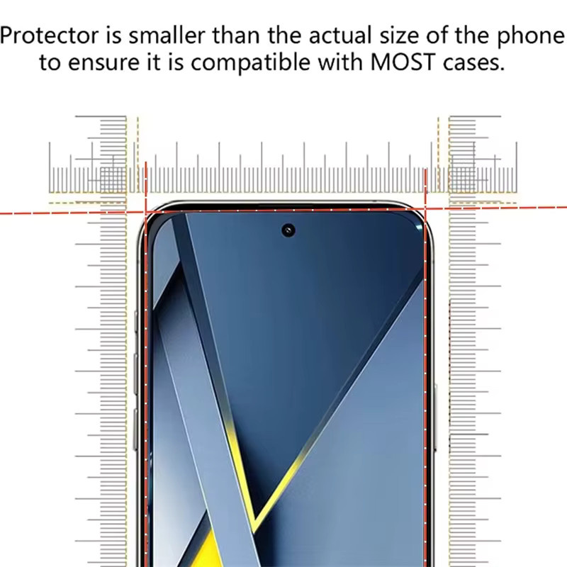 Xiaomi Panzerglas Vollabdeckung Display Schutzglas Transparent für Xiaomi 14T 13T Pro 15 14 12 Lite 9T Pro - Bild 5